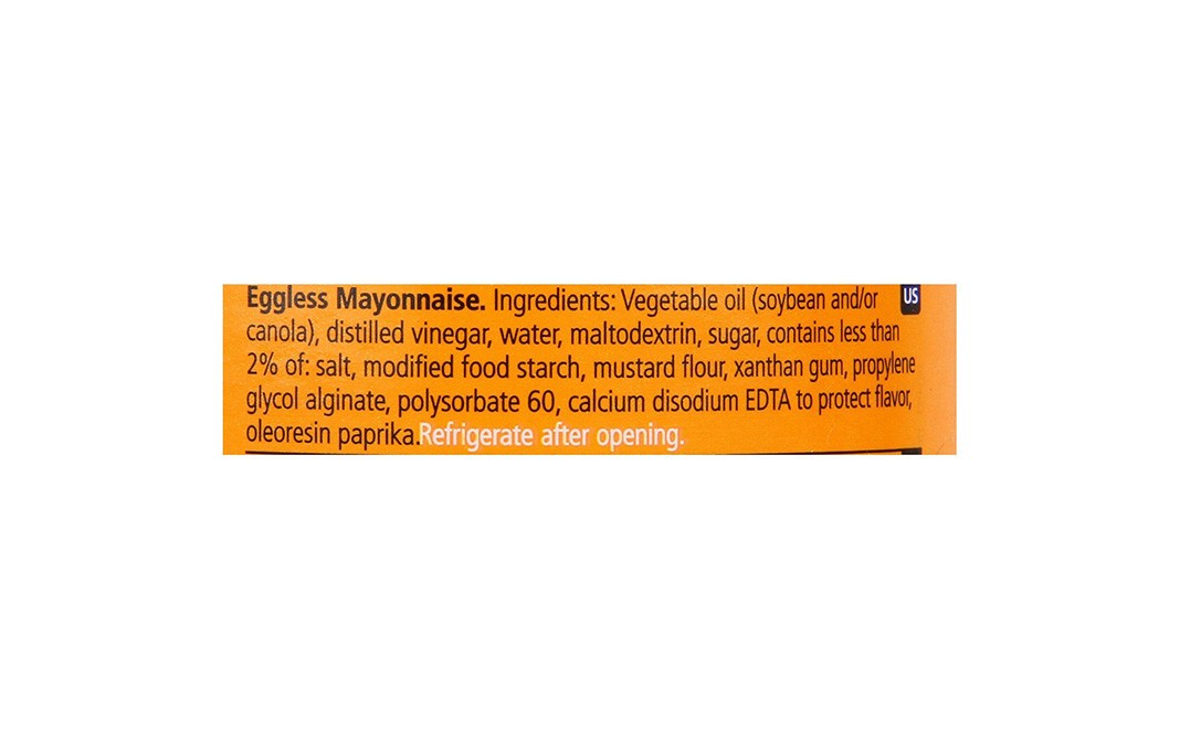 American Garden Mayonnaise Eggless    Plastic Bottle  473 millilitre